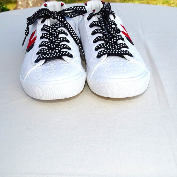Disney Minnie Mouse Women's Low-top Court Sneakers 7 - Picture 6 of 7